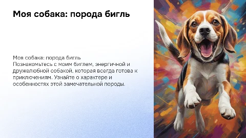 моя собака Бигель