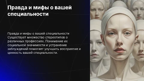 Правда и заблуждение о восприятии вашей специальности
