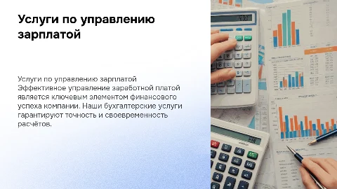 Услуги бухгалтера по заработной плате
