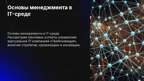 Основы менеджмента в IT-компании «ТехИнновация»