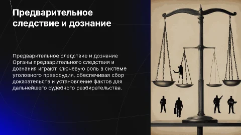 Органы предварительного следствия и дознания: цели и задачи