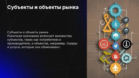 Субъекты и объекты рыночной экономики