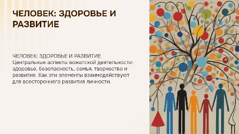 Презентация о здоровье, безопасности и развитии вожатых