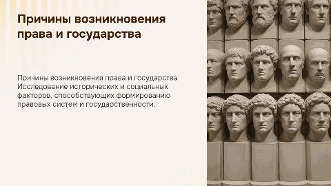 Презентация к защите курсового проекта о праве и государстве