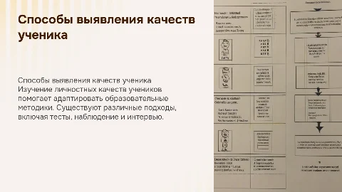 Способы выявления личностных качеств ученика