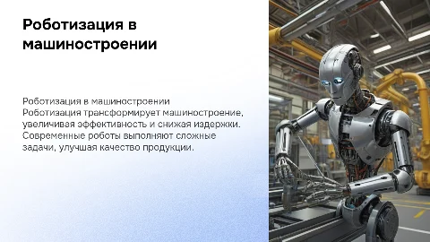 роботизация в машиностроении