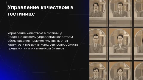 Система управления качеством обслуживания в гостиничном бизнесе