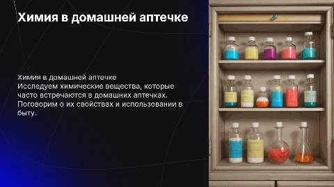 Химия в домашней аптечке