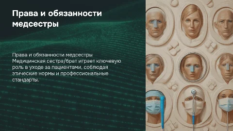 Права и обязанности медицинской сестры/брата