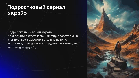 Подростковый сериал «Край»: спасательные отряды и дружба