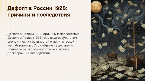 Дефолт в России 1998: причины, последствия и хронология