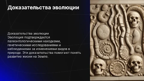 УЗ Nº 12. Доказательства эволюции
