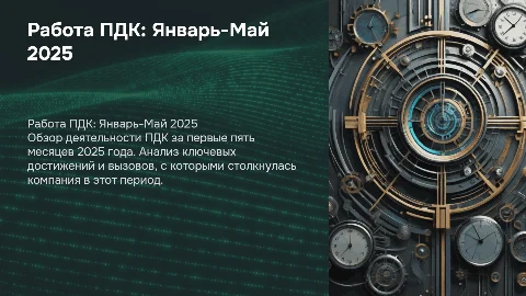 Работа ПДК за период с 01.01.25 по 28.05.25