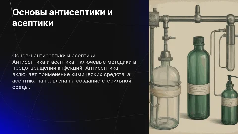 Основы антисептики и асептики