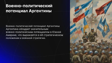 Военно-политический потенциал Аргентины