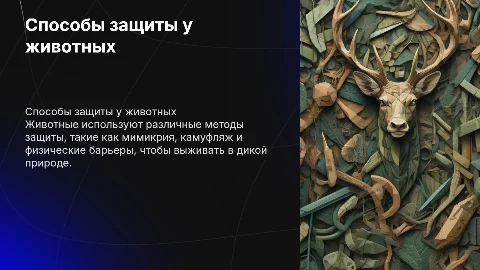 способы защиты у животных