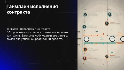Таймлайн исполнения контракта
