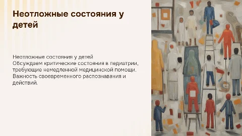неотложные состояния у детей