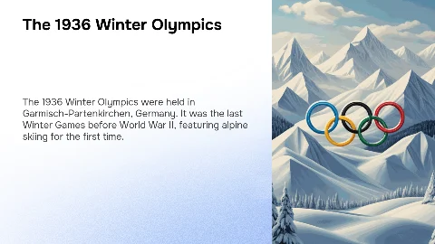 1936 Winter Olympic Games