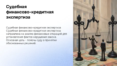 Судебная финансово-кредитная экспертиза: цели и задачи
