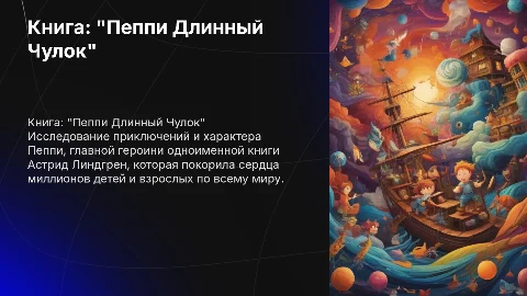 Книга: "Пеппи длинный чулок"