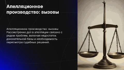 Проблемные вопросы при рассмотрении дел в апелляционном порядке