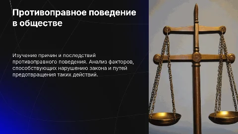 Противоправное поведение