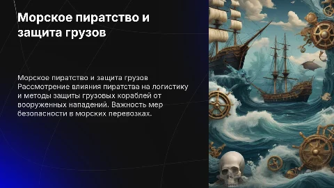 Морское пиратство в водной логистике: защита и рекомендации