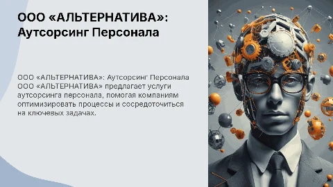 Аутсорсинг персонала от ООО «АЛЬТЕРНАТИВА»