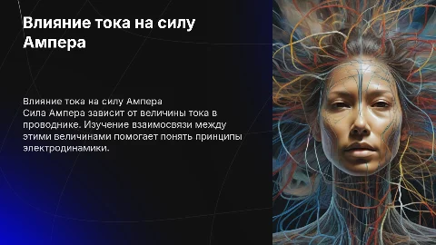 Зависимость силы Ампера от силы тока в проводнике