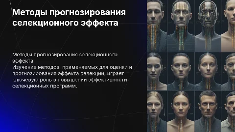 Методы определения и прогнозирования эффекта селекции