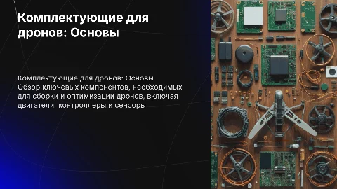 Комплектующие для дронов
