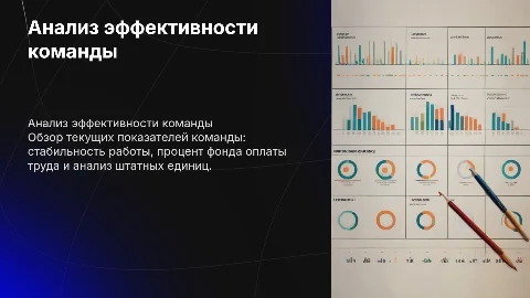 итоги, данные по команде. Стабильтность, % ФОТ, штат
