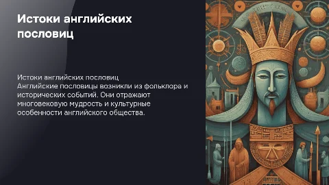 История происхождения английских пословиц