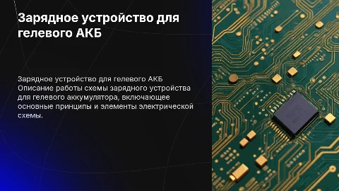 Зарядное устройство для гелевого аккумулятора: описание работы