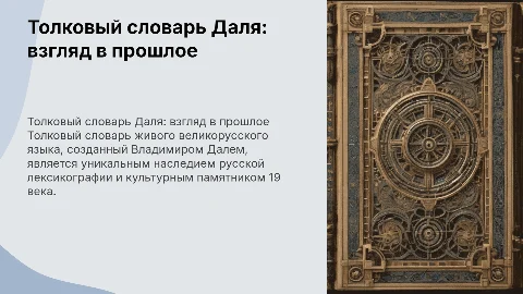 Толковый словарь живого великорусского языка Даля