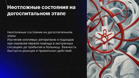 Неотложные состояния на догоспитальном этапе