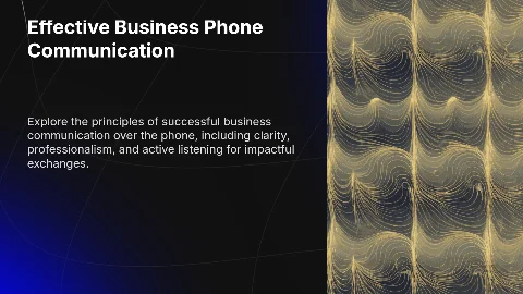business communications by phone