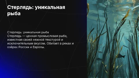 стерлядь