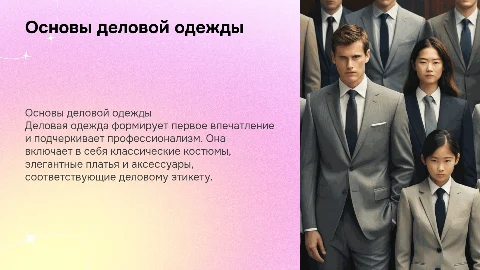 деловая одежда