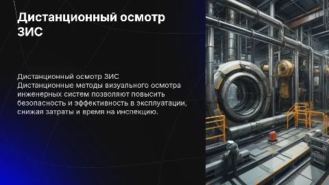 применение дистанционного метода визуального осмотра ЗИС