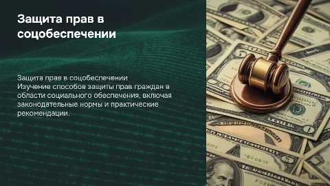 Способы защиты прав граждан по социальному обеспечению