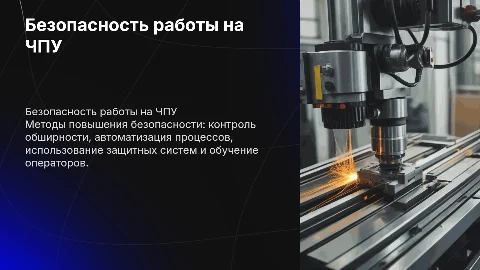 Методы повышения безопасности работы с обширностью на ЧПУ