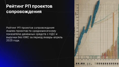 Рейтинг РП проектов сопровождения: анализ ДС и выручки