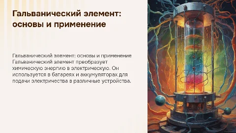 Гальванический элемент