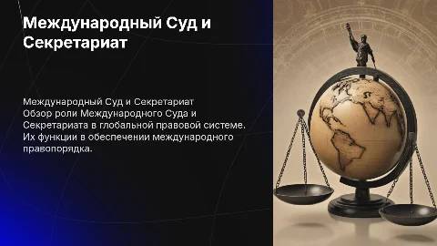 Международный Суд и Секретариат