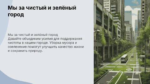 мы - за чистый город