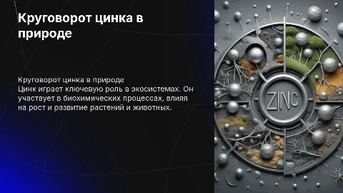 круговорот цинка в природе