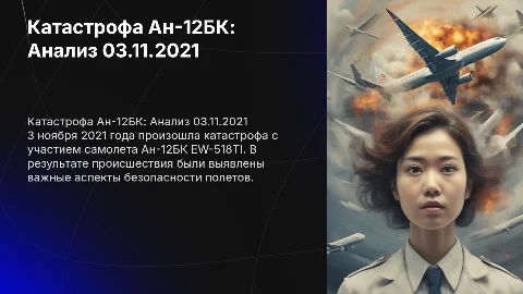 03.11.2021 Катастрофа Ан-12БК EW-518TI