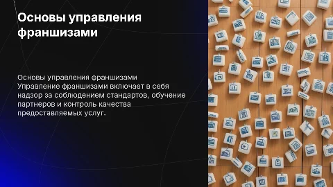 Ведение франшиз